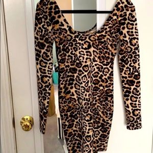 Leopard-Printed Dress